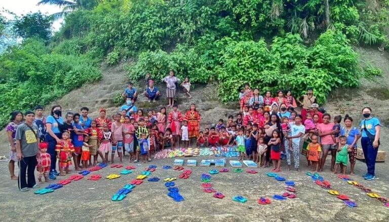 Ata-Manobo youth in Davao del Norte receives early gift