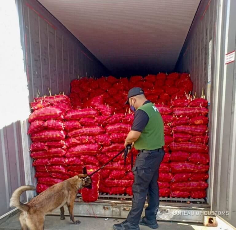 P6-M worth of smuggled onions uncovered