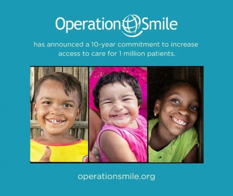 Operation Smile Announces 10-Year Commitment to Transform the Lives of 1 Million Patients Globally
