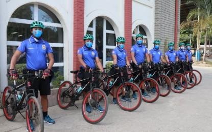 Mati City deploys police bike  patrollers