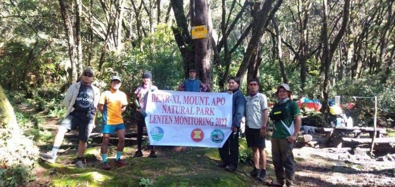 DENR monitors zero trash at Mt. Apo during  Holy Week