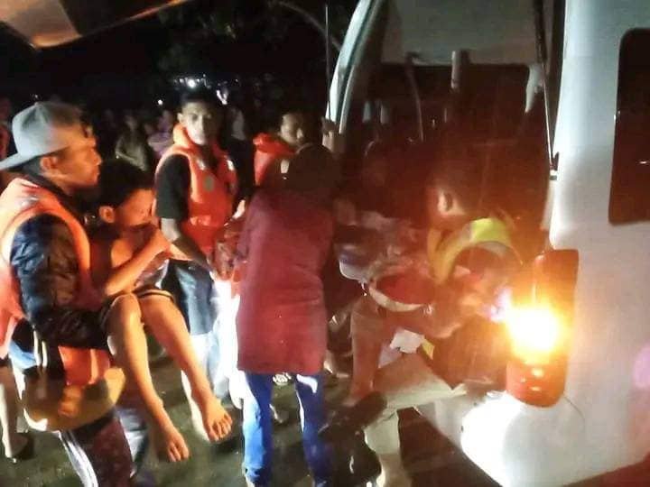 14 ka tawo nga  nalunod sa banca  naluwas sa Coast Guard