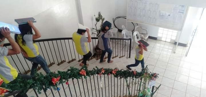 F2F earthquake drill in September