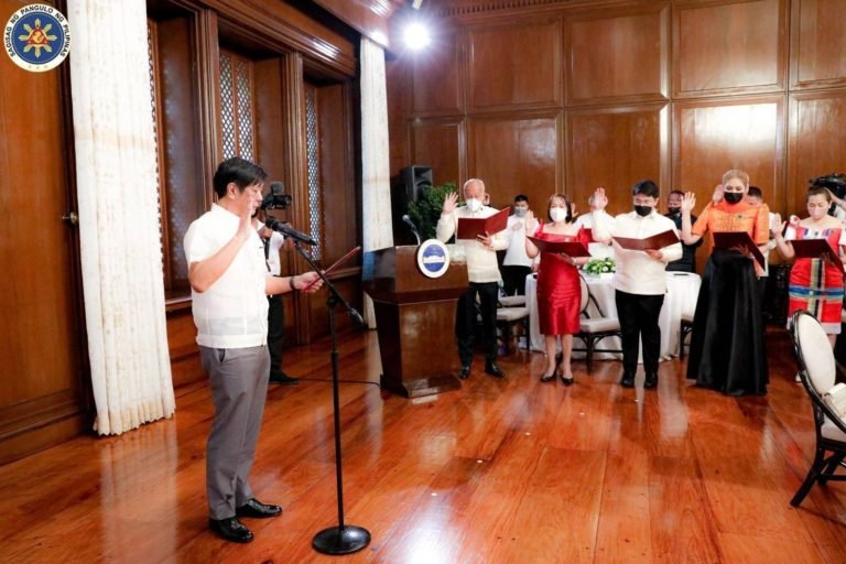 PBBM inducts  Malanyaon as LPP-VP for local taxation