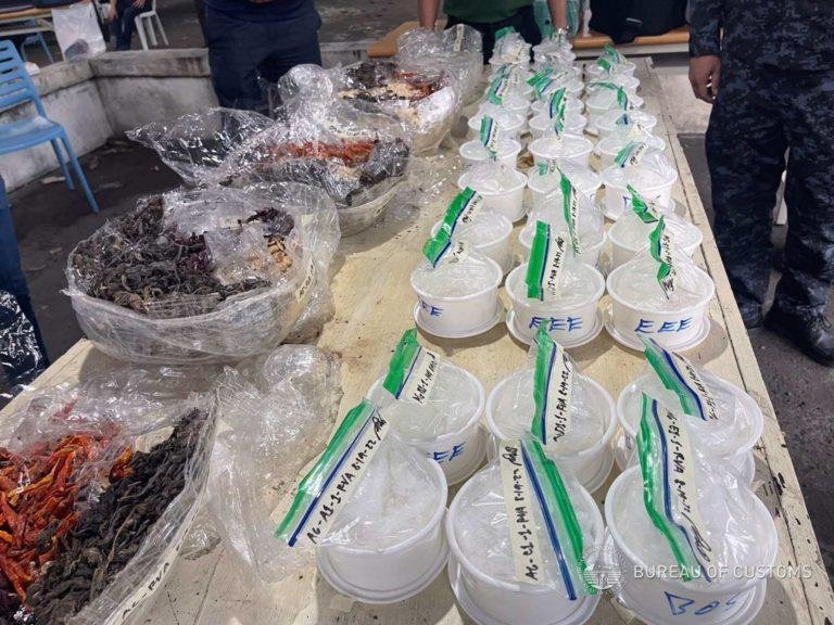 Customs confiscates “shabu” from Nigeria