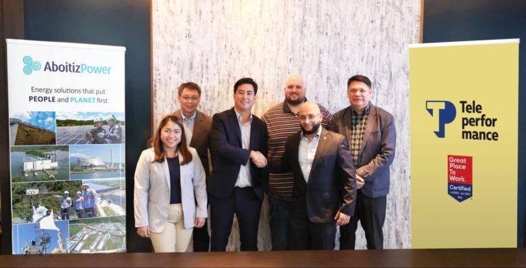 AboitizPower and Teleperformance Philippines sign Cleanergy deal 