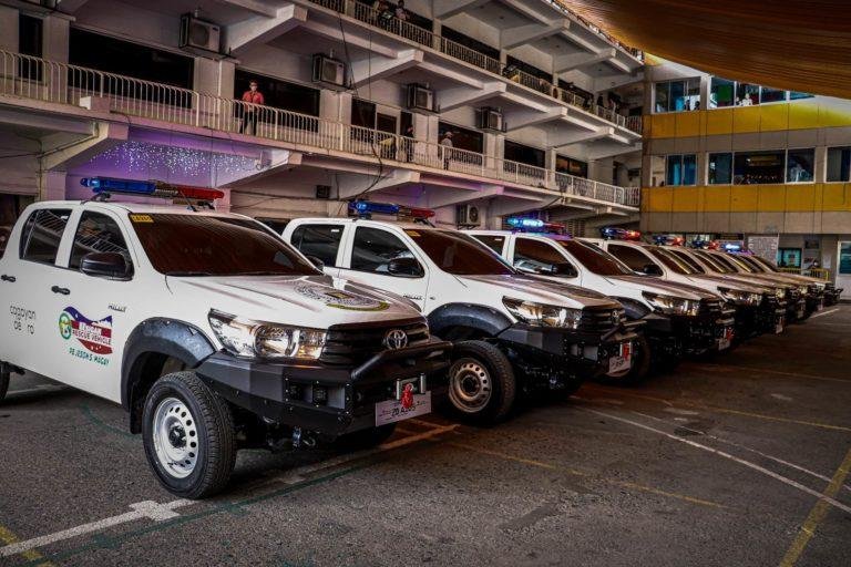 7 ka barangay sa CDO dunay bag-ong rescue vehicles