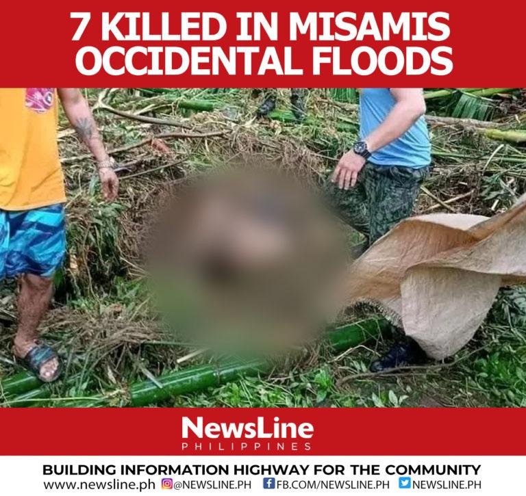 Flash floods kills seven  in Misamis Occidental