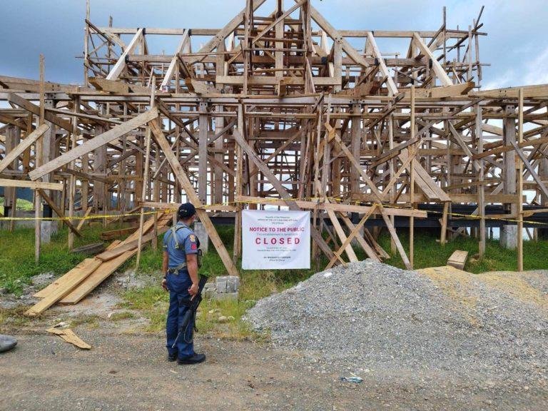 DENR Davao padlocks illegally built structures in protected areas