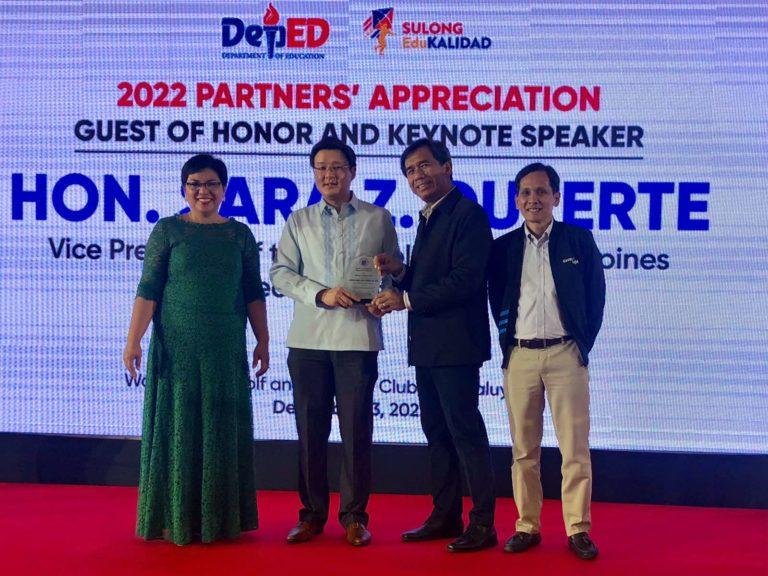 DepEd cites Davao Light for supporting quality education