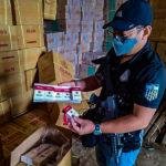 BOC confiscated suspect smuggled cigarettes worth 1.425B pesos in Indanan, Sulu (BOC photo)