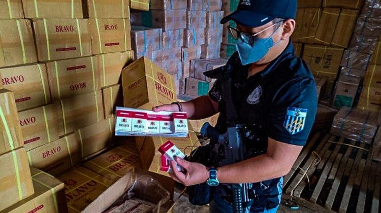 BOC confiscated suspect smuggled cigarettes worth 1.425B pesos in Indanan, Sulu (BOC photo)