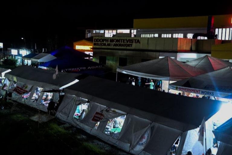 Military hospital admits patients displaced by 5.9 quake