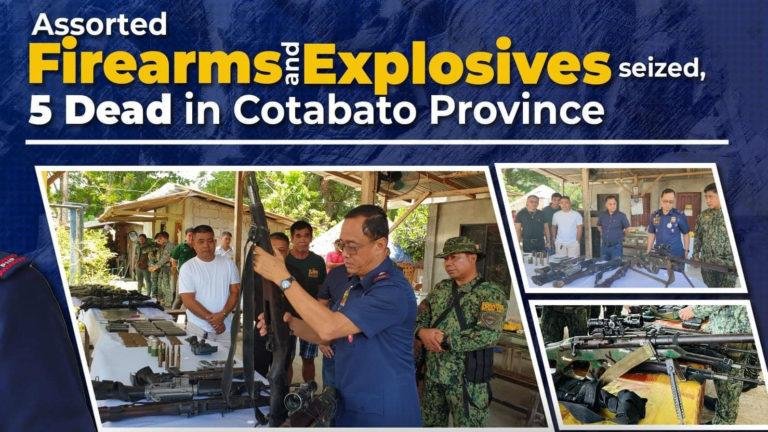 5 suspected members of armed group  in Cotabato police raid