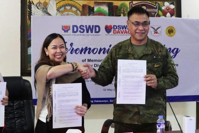 Phil. Army, DSWD-11 sign MOU to hasten disaster response