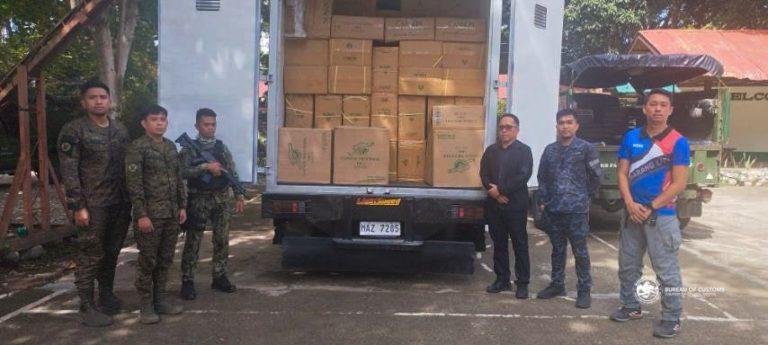 Authorities Seize P4.4-M Smuggled Cigarettes