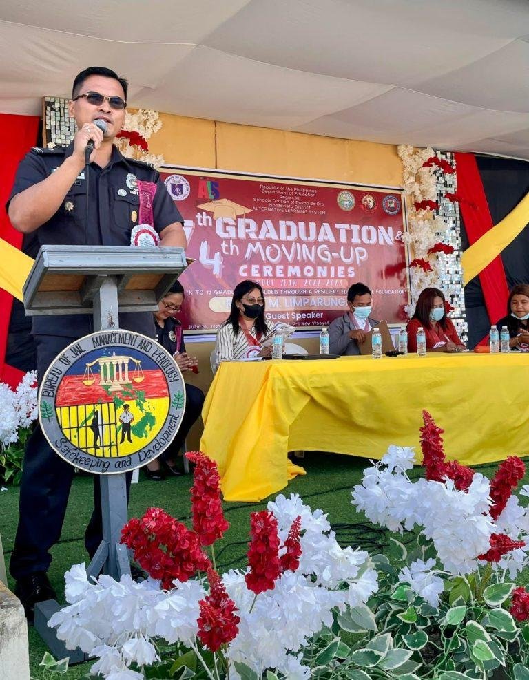 18 PDLs in Montevista District Jail successfully graduate from ALS program