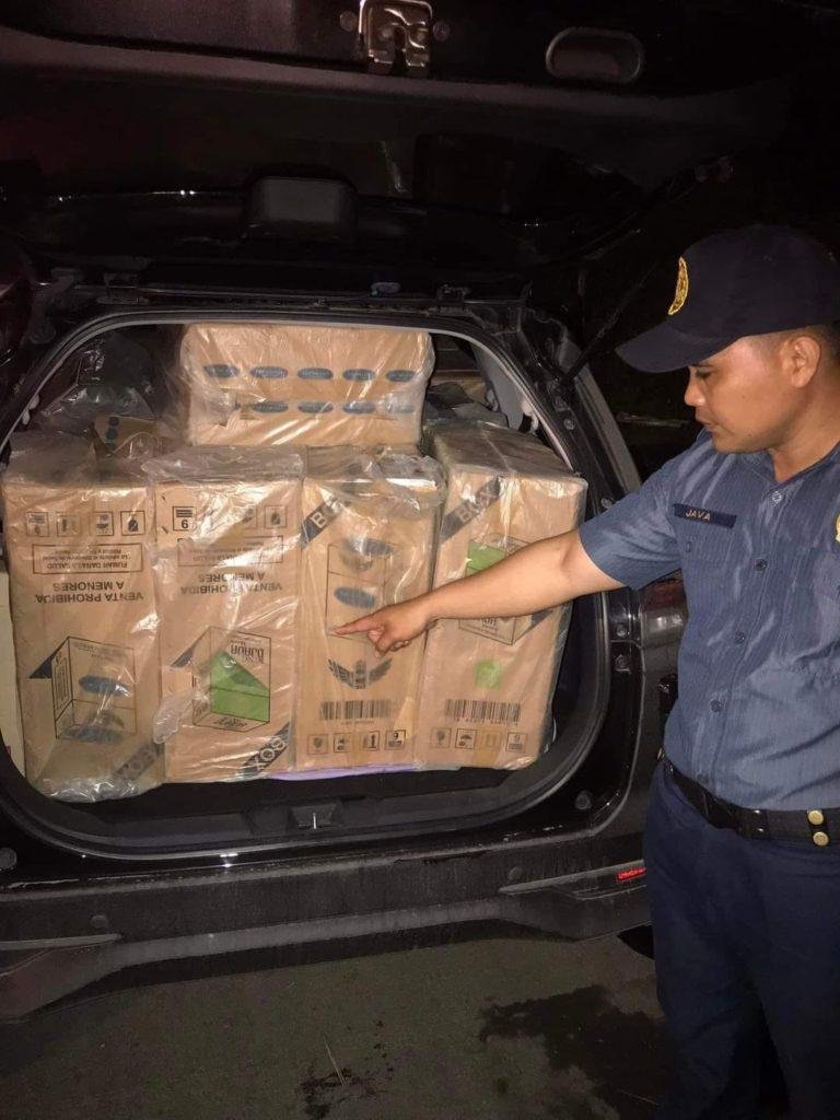 Entry of smuggled cigarettes blocked at Davao checkpoint