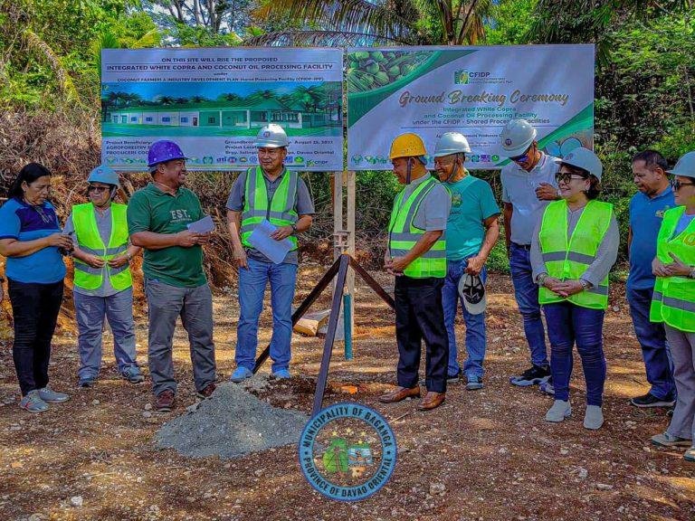 Integrated white copra and coconut oil processing facility breaks ground