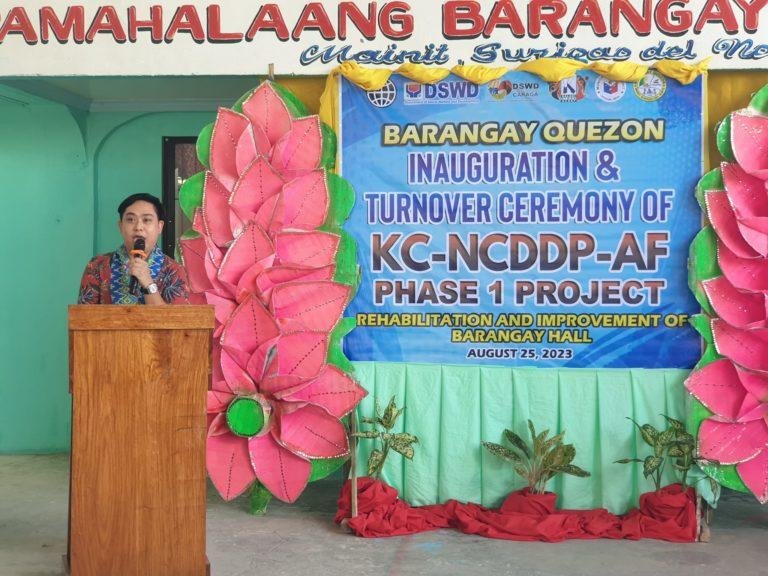 KALAHI-CIDSS revives Odette-damaged village hall in Mainit, Surigao del Norte