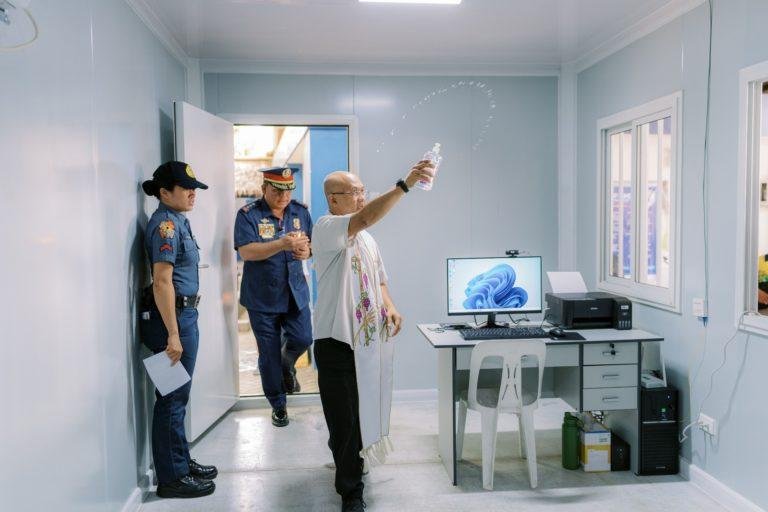 Davao  Light provides two office spaces for city police