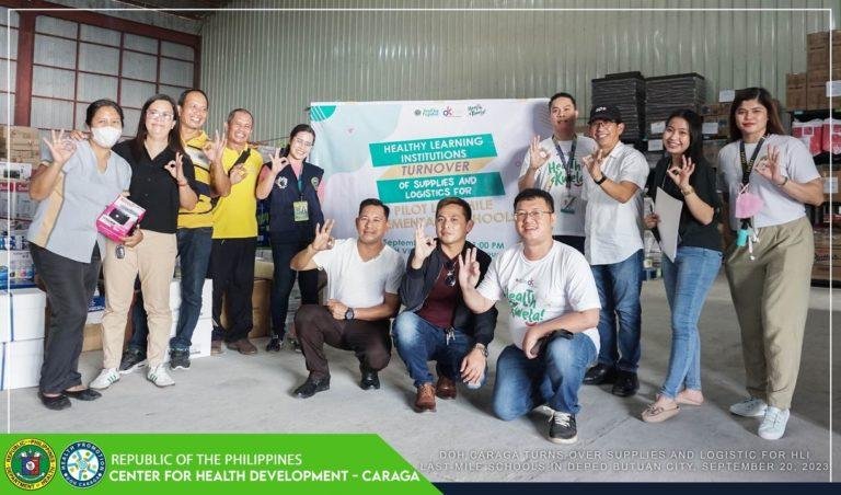 DOH Caraga delivers essential supplies to ‘Last-Mile Schools’ in Butuan City
