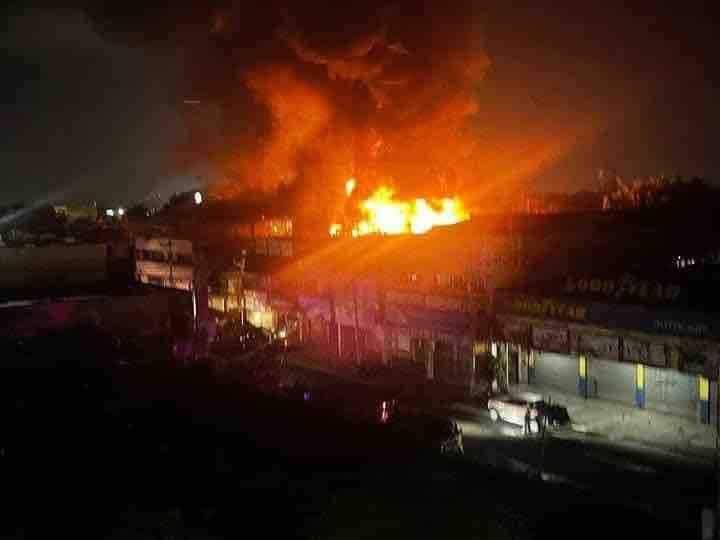 Fire hits establishment in Tagum City