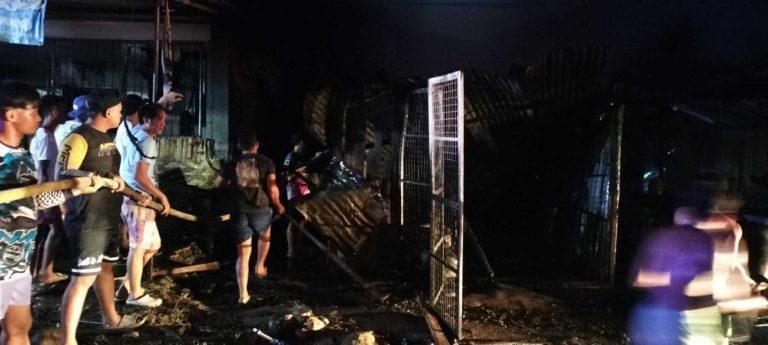 Sari-sari store naugdaw sa sunog