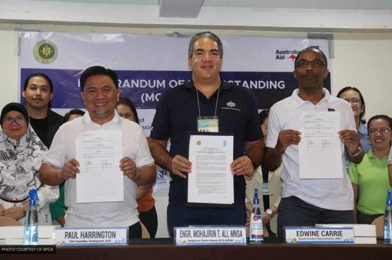 BARMM, UNDP agree to strengthen community resilience against disaster, climate change