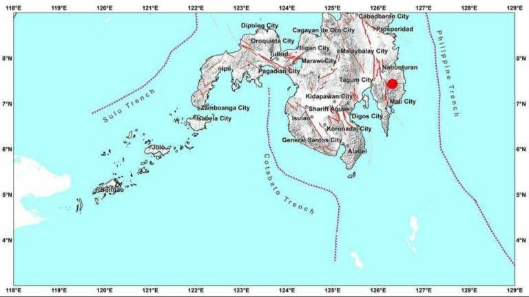 5.9 Magnitude Earthquake Strikes Davao de Oro