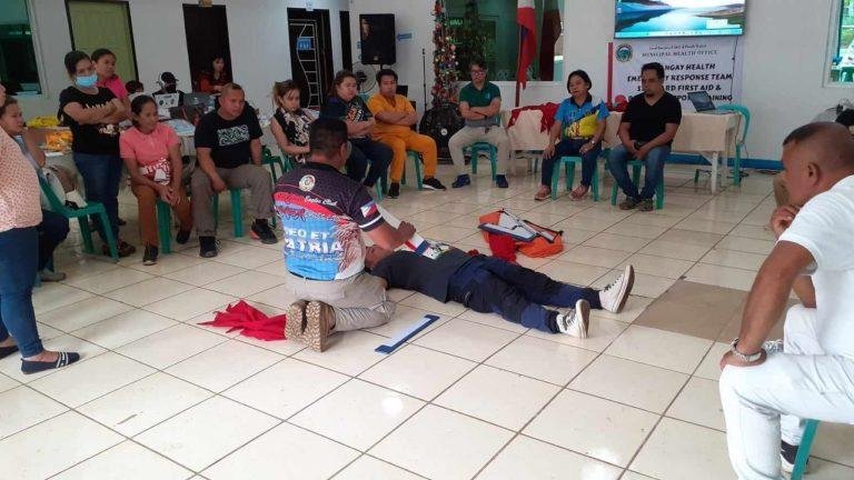 Bukidnon gov’t trains barangay health emergency response team in first aid, life support