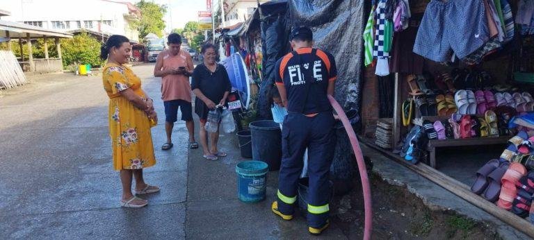 Water rationing implemented in Poblacion, Caraga, Davao Oriental