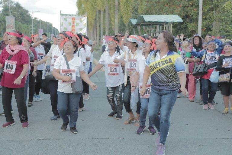 Tagum City seniors participate in first El Anciano Walkathon