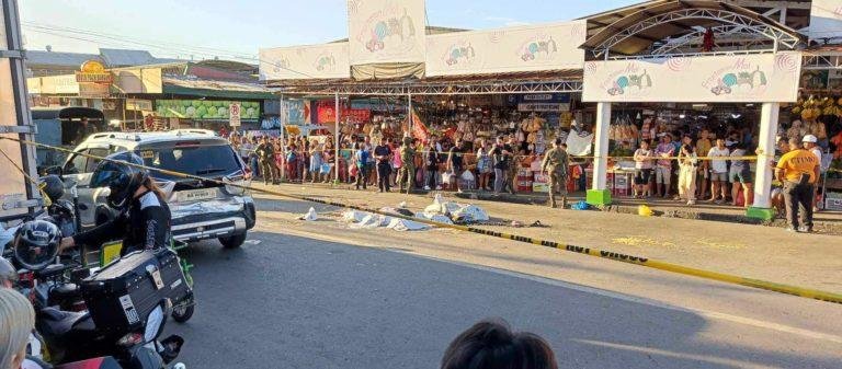 2 killed,3 wounded as military truck plowed into Christmas Eve shoppers in Davao City