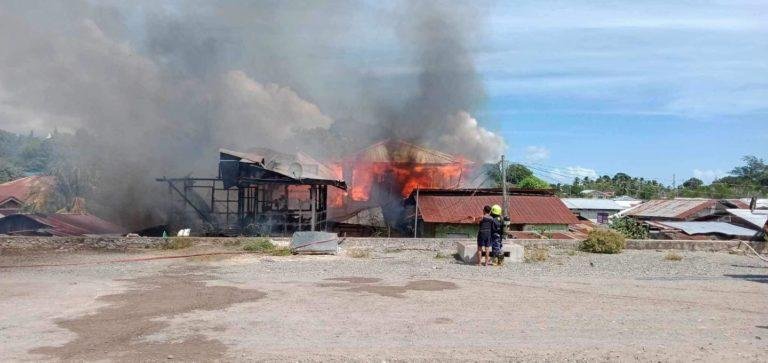 12 families displaced in  Mati City fire