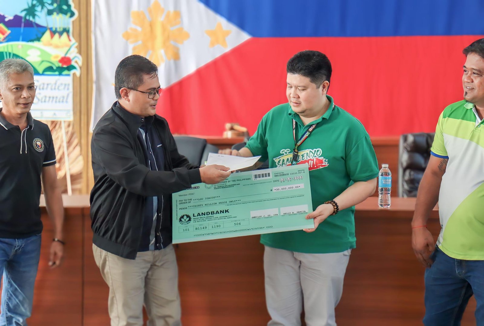 The donation