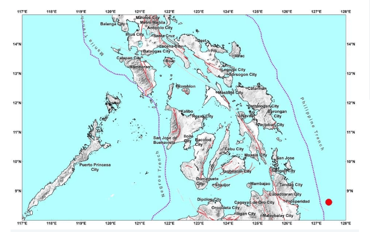 Magnitude 5.1 earthquake shakes off Surigao del Sur