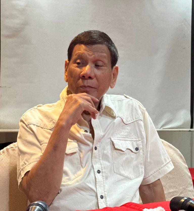 Ex-President Duterte wants to  “indirectly” talk with President Marcos  to help his friend Quiboloy