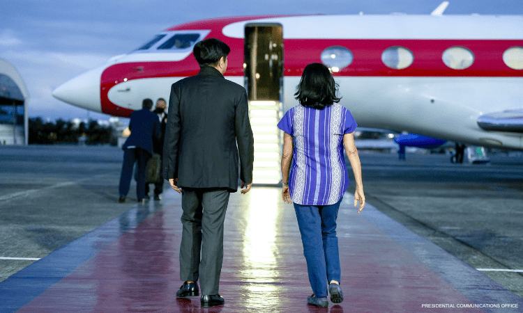 Marcos flies to Brunei to attend  Royal Wedding
