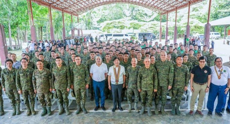 Marcos to soldiers in  Caraga Region: Be a peacemaker