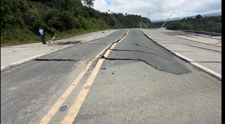 Series of quakes and landslides trigger temporary road closure in Davao de Oro national highway