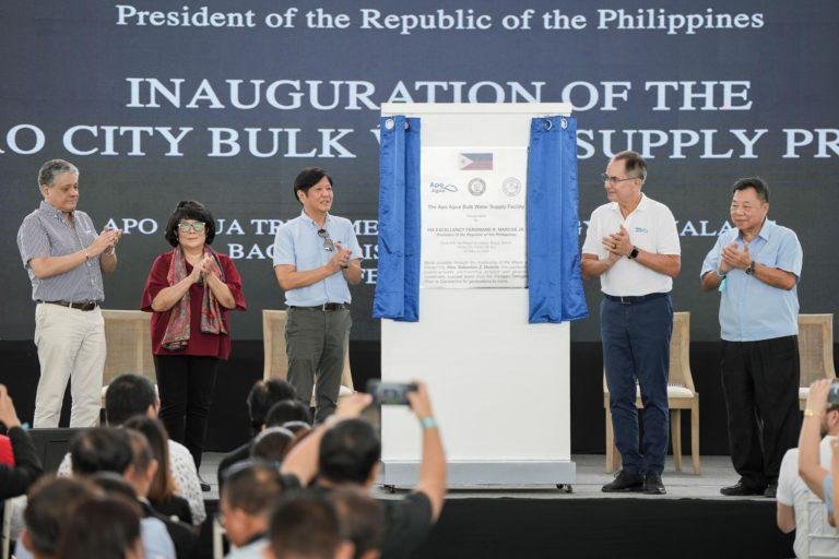 Marcos lauds Aboitiz for  Davao’s P12 billion bulk water supply project