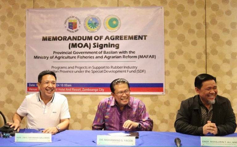BARMM earmarks fund to enhance Basilan’s rubber industry