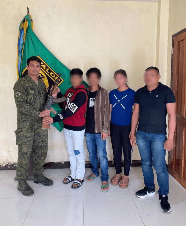 9 rebels with firearms surrender in Caraga Region