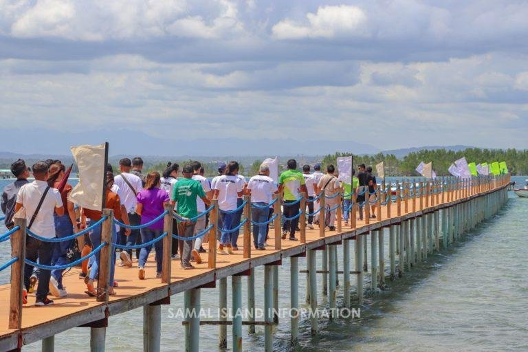 Samal inaugurates P8.7-M boardwalk and staging area