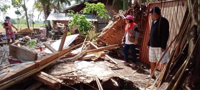 Strong wind gusts destroy  28 houses in Cotabato Province