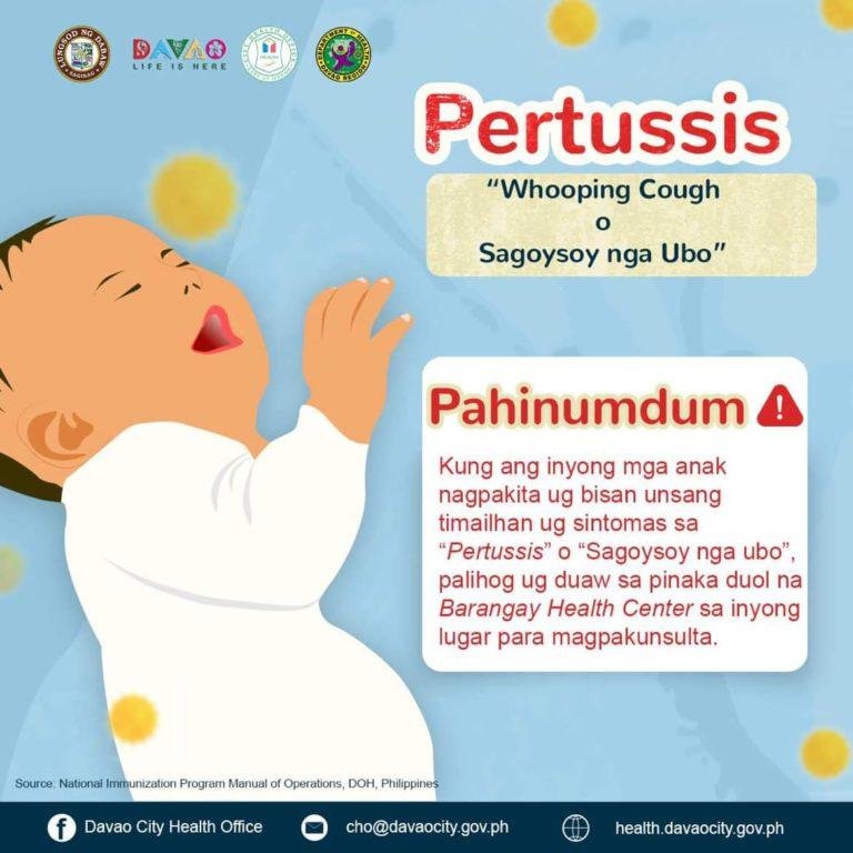 Davao City vaccination vs pertussis kicks off today