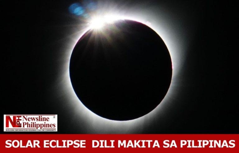 Solar Eclipse dili makita sa Pilipinas