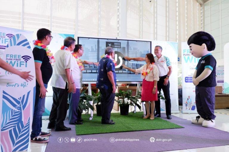 Air passengers at NAIA terminal 1 & 2 can enjoy free pure fiber wi-fi