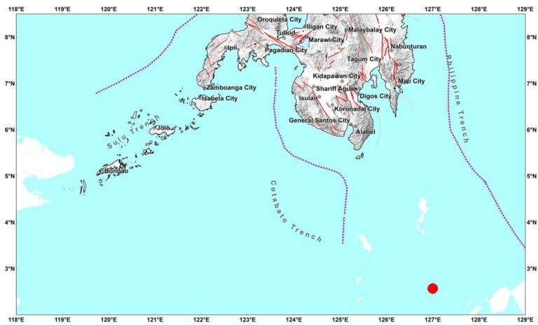Magnitude 6.5 earthquake shakes Davao Occidental